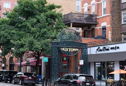 old city downtown street